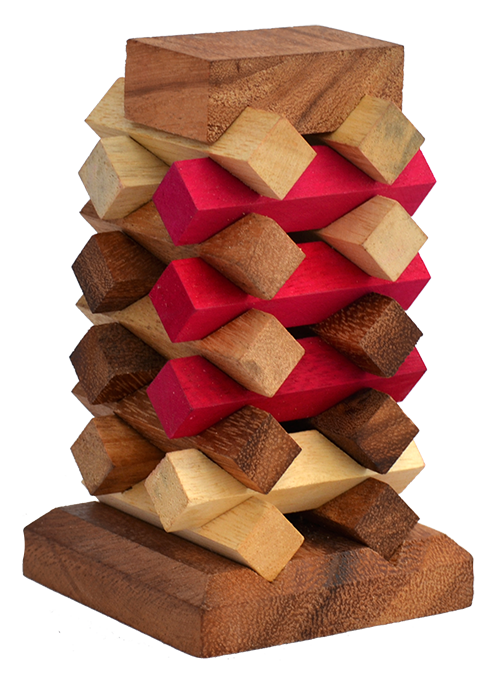 tower wooden puzzle samanea wood tower wooden puzle samanea wood